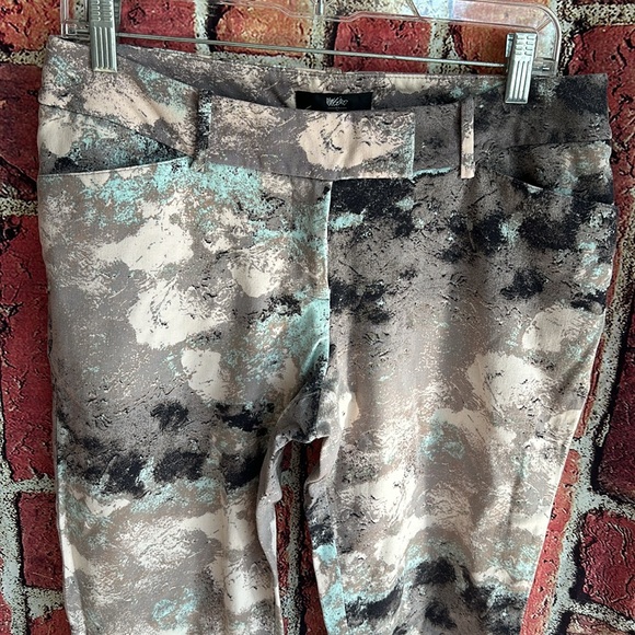 Mossimo Stretch Extensible multicolored Cotton women Pants size 10 - Picture 2 of 8